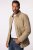 JP1880 836628 Casaco acolchoado estilo western Bege escuro - Casacos - Casacos Homem Tamanhos Grandes
