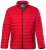 Boston Park 638 Casaco acolchoado bellyfit com gola alta Vermelho - Casacos - Casacos Homem Tamanhos Grandes