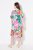 Ulla Popken 836746 Vestido midi floral com folhos Azul claro - Vestidos midi - Vestidos Midi Tamanhos Grandes