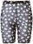 Ulla Popken 836803 Calções anti-fricção florais Preto - Calções anti-fricção - 