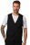 JP1880 New York Flexnamic Colete em jersey Preto - Fatos - Fatos de Homem Tamanhos Grandes