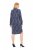 Ulla Popken 837069 Vestido floral Azul-marinho - Vestidos midi - Vestidos Midi Tamanhos Grandes