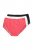 Ulla Popken 837080 Cuecas de cintura alta com renda pack de 3 Rosa - Cuecas - 