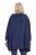 Ulla Popken 837190 Poncho lounge com capuz Roxo escuro - Pijamas/Loungewear - 