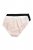 Ulla Popken 837353 Cuecas com renda pack de 3 Bege - Cuecas - 