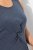 Ulla Popken 837874 Vestido de jersey sem mangas Azul-marinho - Vestidos em jersey - 