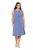 Ulla Popken 837874 Vestido de jersey sem mangas Azul - Vestidos em jersey - 
