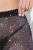 Ulla Popken 837935 Leggings de meia com padrão Preto - Collants & meias - 