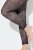 Ulla Popken 837935 Leggings de meia com padrão Preto - Collants & meias - 