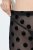 Ulla Popken 837949 Leggings de meia com padrão Preto - Collants & meias - 