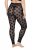Ulla Popken 837949 Leggings de meia com padrão Preto - Collants & meias - 
