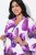 Ulla Popken 838105 Casaco aberto com laço Violeta - Cardigans - Casacos de malha femininos plus size