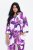 Ulla Popken 838105 Casaco aberto com laço Violeta - Cardigans - Casacos de malha femininos plus size