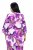 Ulla Popken 838105 Casaco aberto com laço Violeta - Cardigans - Casacos de malha femininos plus size