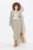 Ulla Popken 838120 Vestido estampado com decote em V Verde claro - Vestidos mini - Vestidos Curtos Plus Size