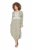 Ulla Popken 838120 Vestido estampado com decote em V Verde claro - Vestidos mini - Vestidos Curtos Plus Size