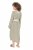 Ulla Popken 838120 Vestido estampado com decote em V Verde claro - Vestidos mini - Vestidos Curtos Plus Size