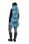 Ulla Popken 838435 Colete comprido acolchoado estampado Verde acinzentado - Coletes - 