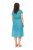 Ulla Popken 838483 Vestido com padrão animal Turquesa - Vestidos de verão - Vestidos de verão plus size