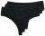 Ulla Popken 838637 Tangas pack de 3 Preto - Cuecas - 