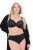 Ulla Popken 838637 Tangas pack de 3 Preto - Cuecas - 