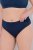 Ulla Popken 838637 Tangas pack de 3 Azul-marinho - Cuecas - 