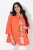 Ulla Popken 838658 Casaco Coral - Jaquetas - Casacos plus size para mulher