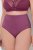 Ulla Popken 838675 Cuecas de cintura alta Roxo escuro - Cuecas - 