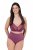 Ulla Popken 838675 Cuecas de cintura alta Roxo escuro - Cuecas - 