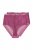Ulla Popken 838675 Cuecas de cintura alta Roxo escuro - Cuecas - 