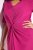Ulla Popken 838765 Vestido de jersey de manga curta com decote em V Rosa - Vestidos - Vestidos para todos os tamanhos