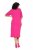Ulla Popken 838765 Vestido de jersey de manga curta com decote em V Rosa - Vestidos - Vestidos para todos os tamanhos