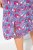Ulla Popken 838839 Vestido camiseiro estampado Petróleo - Vestidos midi - Vestidos Midi Tamanhos Grandes