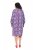 Ulla Popken 838839 Vestido camiseiro estampado Petróleo - Vestidos midi - Vestidos Midi Tamanhos Grandes