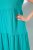 Ulla Popken 839135 Vestido comprido sem mangas Turquesa - Vestidos maxi - Vestidos maxi plus size para mulher