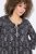 Ulla Popken 839518 Vestido com padrão animal e manga 3/4 Antracite - Vestidos maxi - Vestidos maxi plus size para mulher