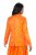 Ulla Popken 839607 Blazer de cetim estampado Laranja claro - Blazers e Coletes - Blazers em Tamanhos Grandes