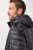 JAY-PI Lightly Quilted Jacket with a Hoodie Black - Casacos - Casacos Homem Tamanhos Grandes
