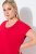 Ulla Popken 839896 Vestido de jersey com strass Rosa - Vestidos de noite - Vestidos de festa em tamanhos grandes