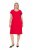Ulla Popken 839896 Vestido de jersey com strass Rosa - Vestidos de noite - Vestidos de festa em tamanhos grandes