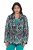 Ulla Popken 839961 Blazer padronizado em mistura de linho Preto - Blazers e Coletes - Blazers em Tamanhos Grandes