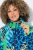 Ulla Popken 840024 Casaco de chuva com padrão animal Verde-menta - Roupa impermeável - 