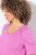 Ulla Popken 840115 Vestido de jersey de manga curta Rosa - Vestidos em jersey - 