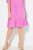 Ulla Popken 840115 Vestido de jersey de manga curta Rosa - Vestidos em jersey - 