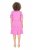 Ulla Popken 840115 Vestido de jersey de manga curta Rosa - Vestidos em jersey - 