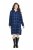 Ulla Popken 840929 Vestido aos quadrados Azul-marinho - Vestidos midi - Vestidos Midi Tamanhos Grandes