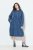 Ulla Popken 840972 Vestido de sweat com folhos Índigo - Vestidos de moletom - 