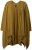 Ulla Popken 841117 Poncho de malha oversize com strass Verde azeitona - Ponchos e capas - 