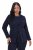 Ulla Popken 841163 Blazer em malha jacquard Azul-marinho - Blazers e Coletes - Blazers em Tamanhos Grandes