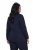 Ulla Popken 841163 Blazer em malha jacquard Azul-marinho - Blazers e Coletes - Blazers em Tamanhos Grandes